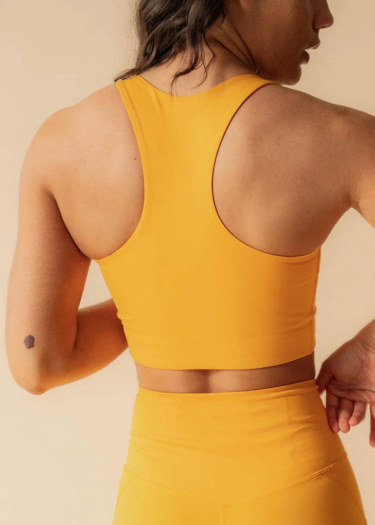 Girlfriend Collective Paloma Bra- Golden Glow Studio Lover 2 Girlfriend Collective Paloma Bra- Golden Glow Studio Lover