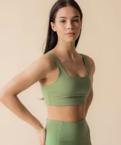 Girlfriend Collective Studio Lover Tommy Bra- Mantis