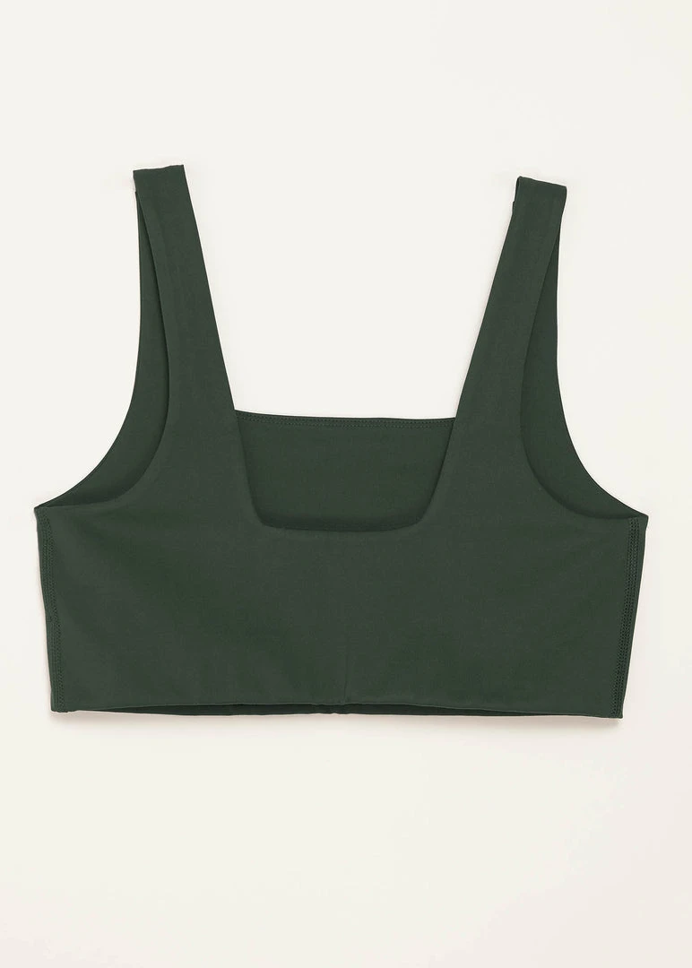 Girlfriend Collective Tommy Bra- Moss 4 Girlfriend Collective Tommy Bra- Moss
