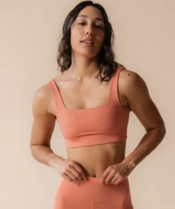 Girlfriend Collective Studio Lover Tommy Bra- Primrose