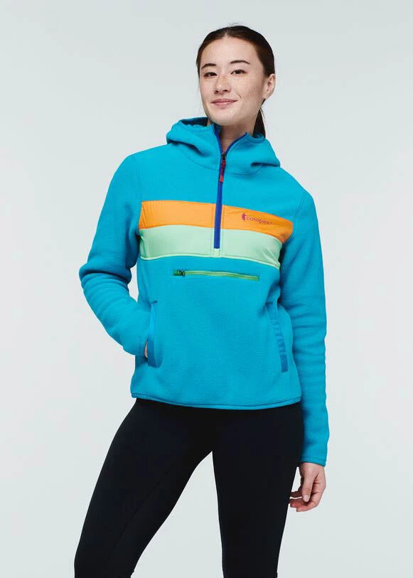 Home Page Cotopaxi Teca Fleece Hooded Half-Zip Jacket- Women's 1 Home Page Cotopaxi Teca Fleece Hooded Half-Zip Jacket- Women's