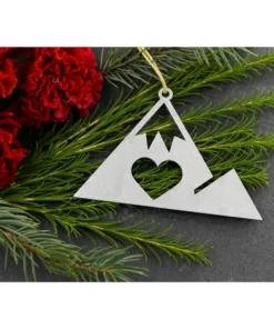 Iron Maid Art Mountains Metal Holiday Gift Christmas Ornament Home Page
