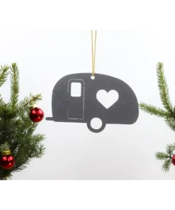 Iron Maid Art Home Page Camper Trailer Metal Holiday Gift Christmas Ornament