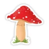 Big Moods Home Page Red Mushroom Weatherproof Sticker