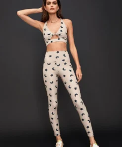 Beach Riot Ayla Legging Taupe Moon & Star