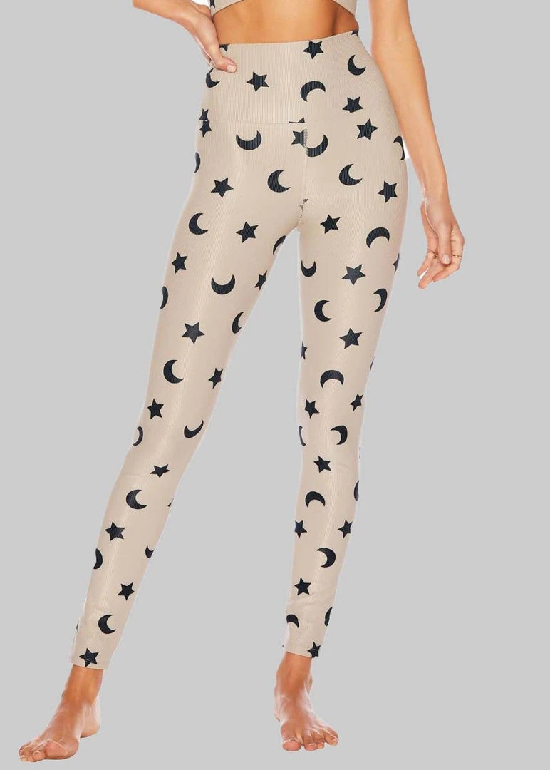 Beach Riot Ayla Legging Taupe Moon & Star 1 Beach Riot Ayla Legging Taupe Moon & Star