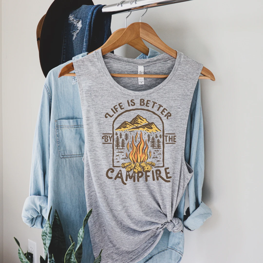 208 Tees Home Page Life Is Better At A Campfire Tank 1 208 Tees Home Page Life Is Better At A Campfire Tank