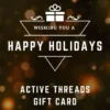 Active Threads Happy Holidays Gift Card Home Page