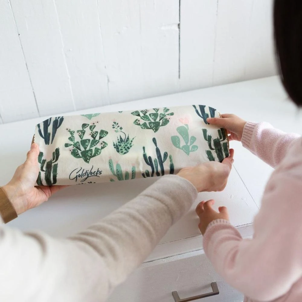 Goldilocks Camping Gear Beeswax Food Wraps: Cacti Set Of 3 3 Goldilocks Camping Gear Beeswax Food Wraps: Cacti Set Of 3