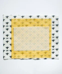 Goldilocks Beeswax Food Wraps: Honey Bees Set Of 3 Camping Gear