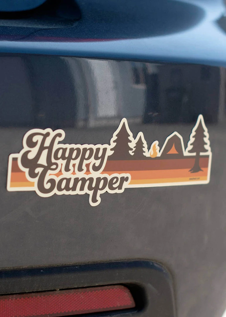 Amanda Weedmark Home Page Happy Camper Bumper Sticker 1 Amanda Weedmark Home Page Happy Camper Bumper Sticker