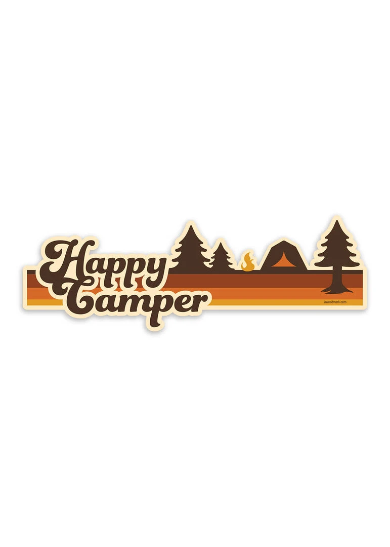 Amanda Weedmark Home Page Happy Camper Bumper Sticker 2 Amanda Weedmark Home Page Happy Camper Bumper Sticker
