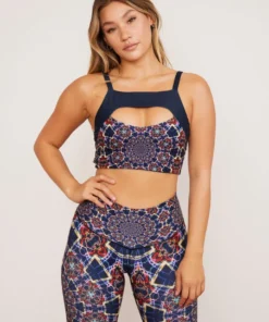 Wolven Moonlight Mandala Reversible Four-Way Top
