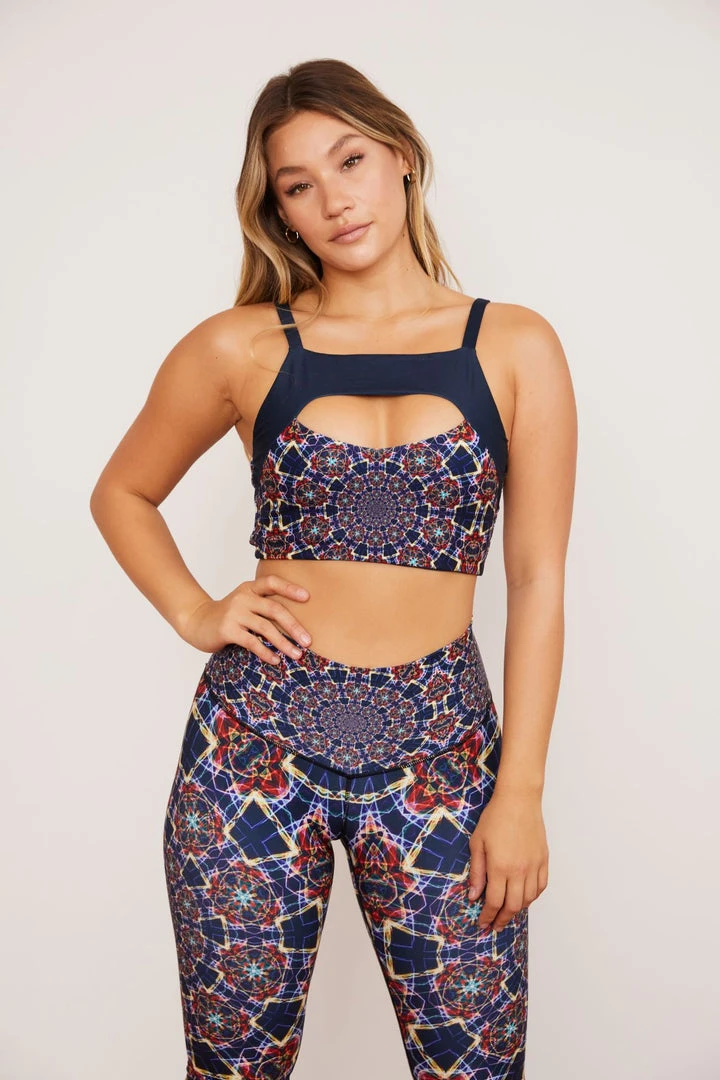 Wolven Moonlight Mandala Reversible Four-Way Top 2 Wolven Moonlight Mandala Reversible Four-Way Top