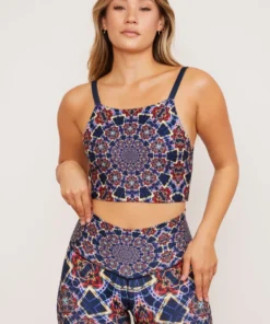 Wolven Moonlight Mandala Reversible Four-Way Top 9 Wolven Moonlight Mandala Reversible Four-Way Top