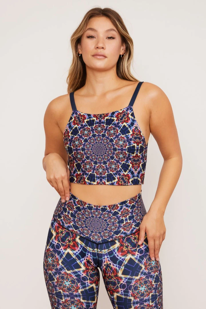 Wolven Moonlight Mandala Reversible Four-Way Top 4 Wolven Moonlight Mandala Reversible Four-Way Top
