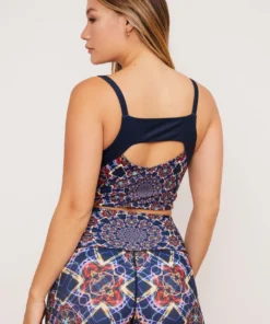 Wolven Moonlight Mandala Reversible Four-Way Top 8 Wolven Moonlight Mandala Reversible Four-Way Top