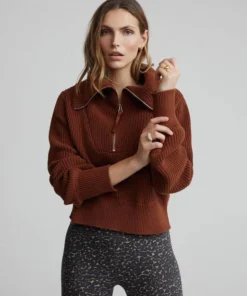 Varley Mentone Half-Zip Knit Pullover