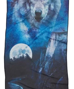 Nomadix Camping Gear Mystic Wolf Towel