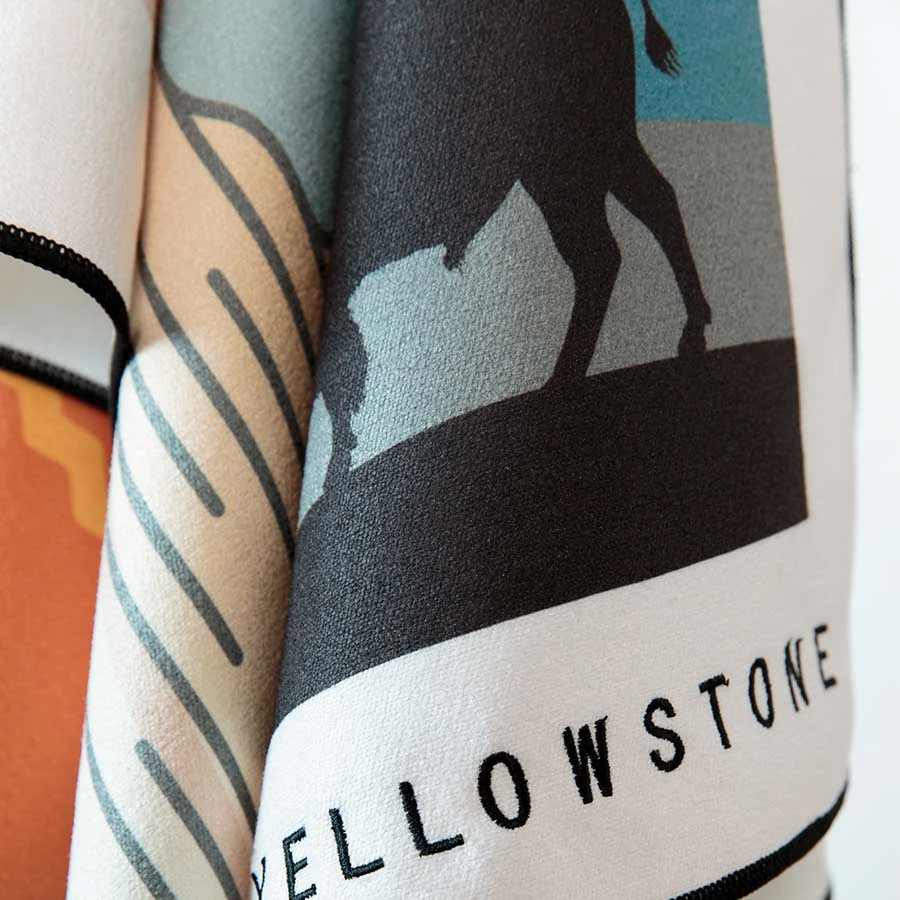 Nomadix National Parks: Yellowstone Go-Anywhere Towel Camping Gear