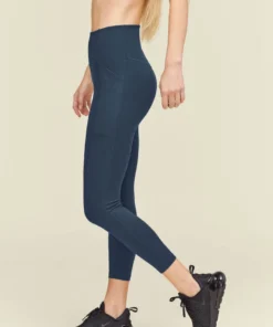 Girlfriend Collective Home Page High-Rise Pocket Legging - Midnight 7 Girlfriend Collective Home Page High-Rise Pocket Legging - Midnight