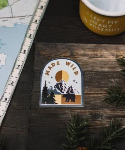 Wondery. Made Wild Bear Sticker Home Page