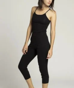 Ripple Yogawear Home Page Organic Cotton Yoga Crop Jumpsuit