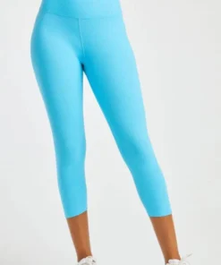 YEAR OF OURS Ribbed Capri Legging Pisces Blue