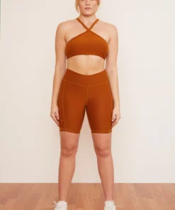 Wolven Hiking Bottoms Turmeric Pocket Bike Short 6 Wolven Hiking Bottoms Turmeric Pocket Bike Short