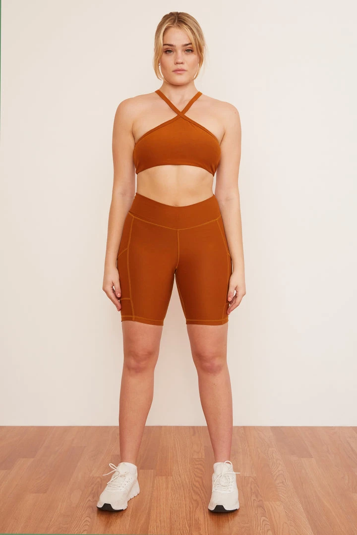 Wolven Hiking Bottoms Turmeric Pocket Bike Short 3 Wolven Hiking Bottoms Turmeric Pocket Bike Short