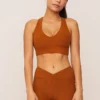 Wolven Turmeric Racerback Bra