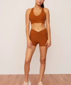 Wolven Turmeric Racerback Bra