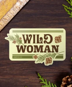 Amanda Weedmark Home Page Wild Woman Sticker