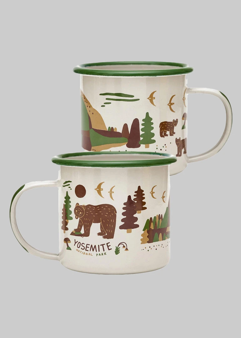Parks Project Yosemite Cubs Enamal Mug 1 Parks Project Yosemite Cubs Enamal Mug