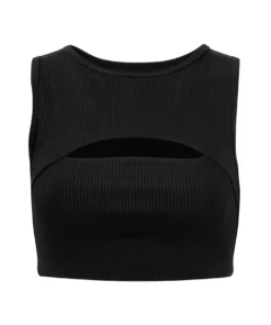 YEAR OF OURS Ribbed Cut Out Bra