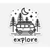 Made Of Mountains Home Page Explore Camper Van Sticker