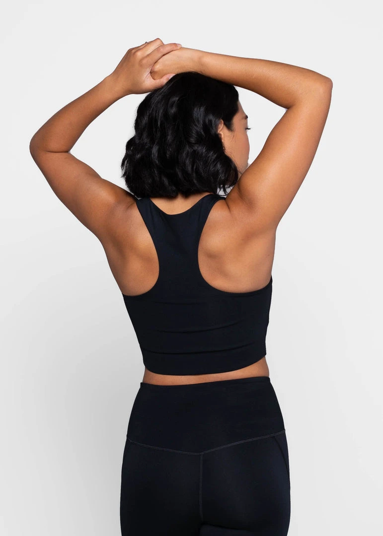 Girlfriend Collective Paloma Bra- Black 2 Girlfriend Collective Paloma Bra- Black