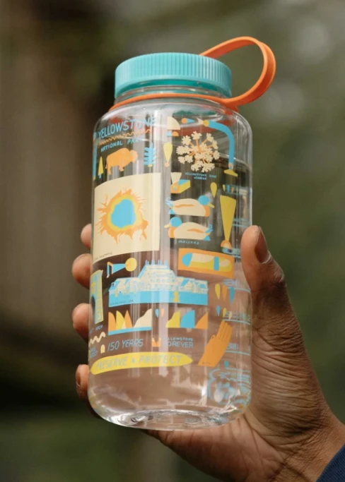 Parks Project Yellowstone Nalgene Water Bottle 1 Parks Project Yellowstone Nalgene Water Bottle