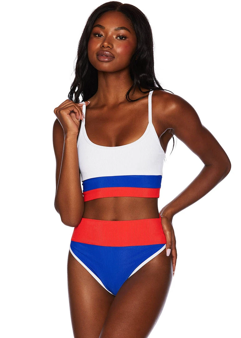Beach Riot Studio Lover Eva Top- American Colorblock 3 Beach Riot Studio Lover Eva Top- American Colorblock