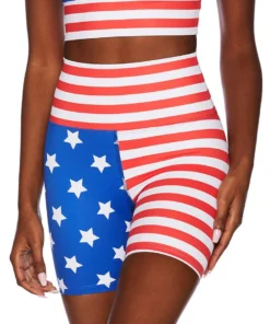 Beach Riot Bike Short - Stars & Stripes Studio Lover