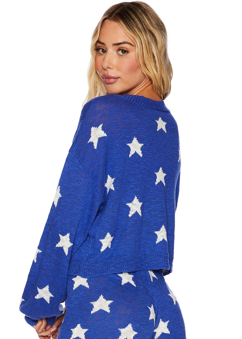 Beach Riot Home Page Ava Sweater- Stars 2 Beach Riot Home Page Ava Sweater- Stars